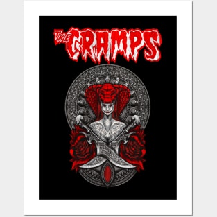 the cramps stay sick Posters and Art